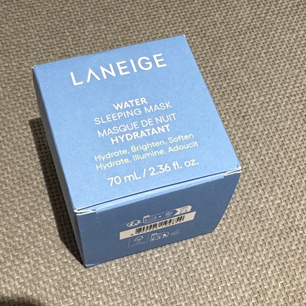 LANEIGE Water Sleeping Mask 70ml hydrate brighten soften skin skincare beauty